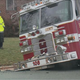Illustration for article titled Fat-Ass Fire Truck Sinks Into Pavement